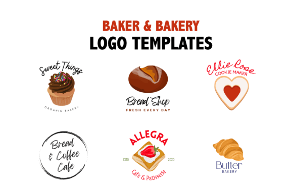 Download Baker and Bakery Logo Templates - Templates Collection