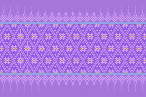 Download Geometric Flowers Ethnic Asian Pattern - Asian Collection