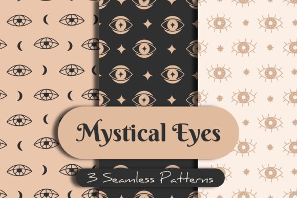 Download Mystical Eyes Seamless Patterns - Mystical Collection
