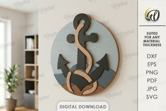 Download Coastal Mosaic Wall Art Laser Cut - Premium Resources