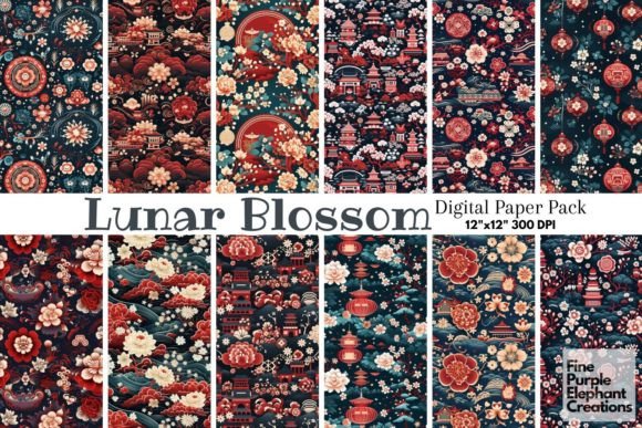 Download Chinese Asian Lunar New Year Flower Wave - Asian Collection