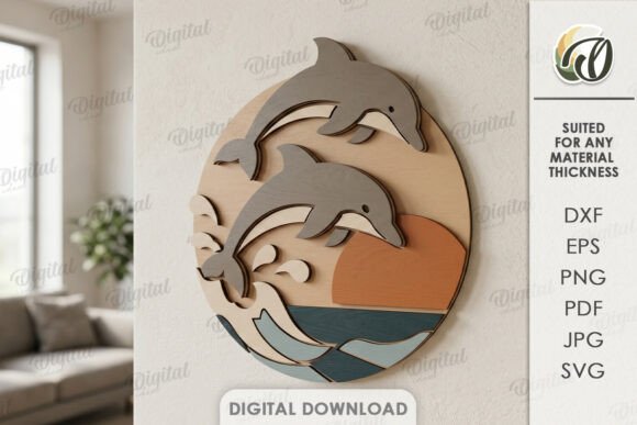 Download Coastal Mosaic Wall Art Laser Cut - Premium Resources