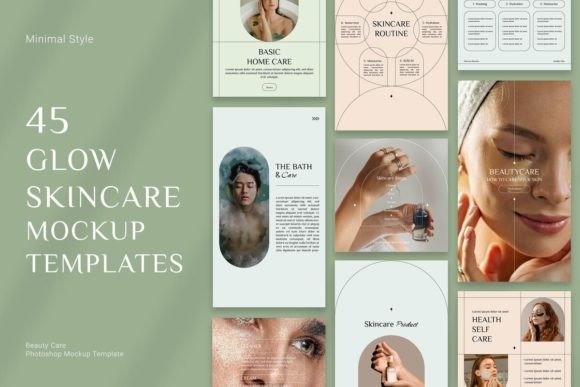 Download 45 Glow Skincare Mockup Templates - Templates Collection