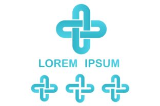 Download Cyan Geometrical Logo Design Set - Geometrical Collection