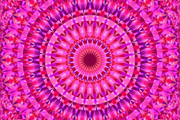 Download Pink Seamless Mosaic Mandala Pattern - Mosaic Collection