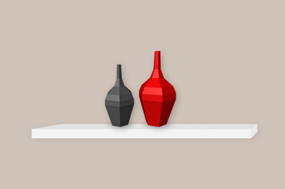 Download Geometrical Vase - 3d Papercraft - Geometrical Collection