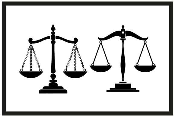 Download Balance Scale Silhouette Vector Clipart - Balance Collection
