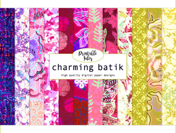 Download Ikat Batik Tie Dye Digital Paper Asian - Asian Collection