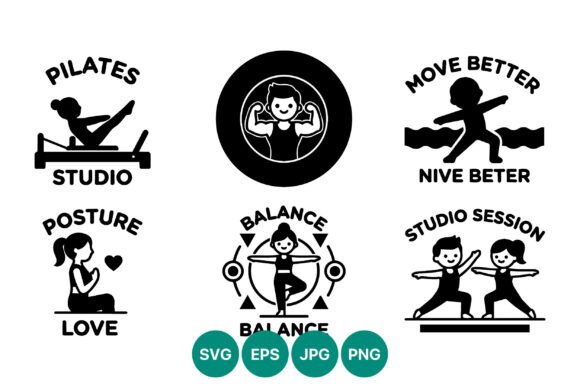 Download Pilates Posture Balance Studio Icons - Balance Collection