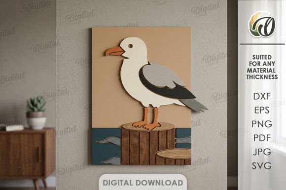 Download Coastal Mosaic Wall Art Laser Cut - Premium Resources