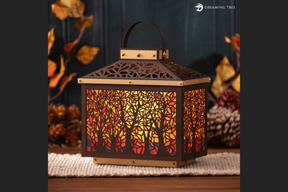 Download Mosaic Leaf Lantern SVG - Premium Bundle