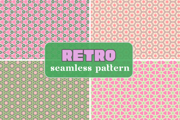 Download Pastel Geometrical Retro Tile Patterns - Geometrical Collection